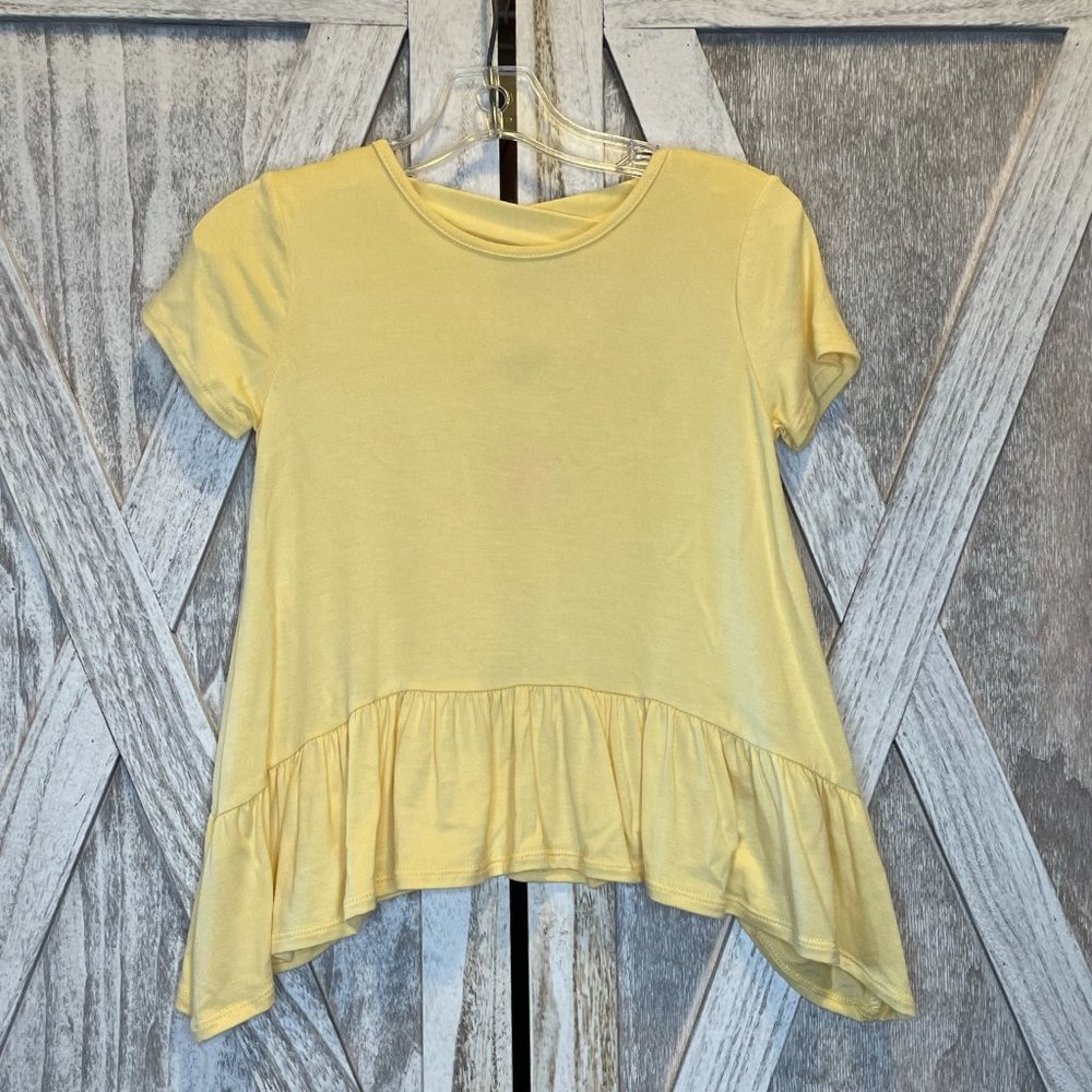 Yellow Youth Cross Back Top